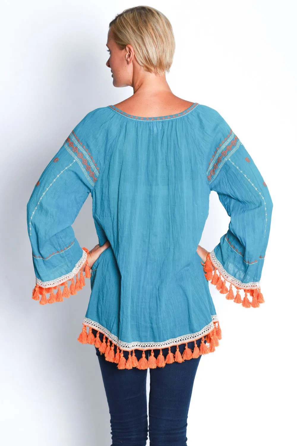 Amberley Top in Teal