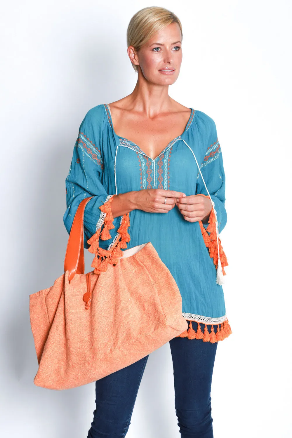 Amberley Top in Teal