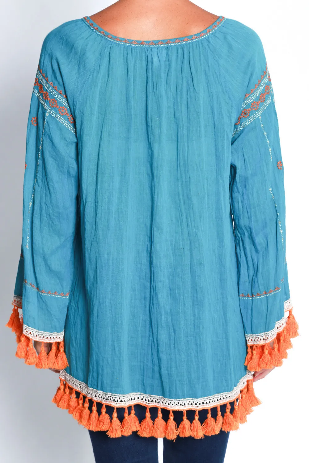 Amberley Top in Teal