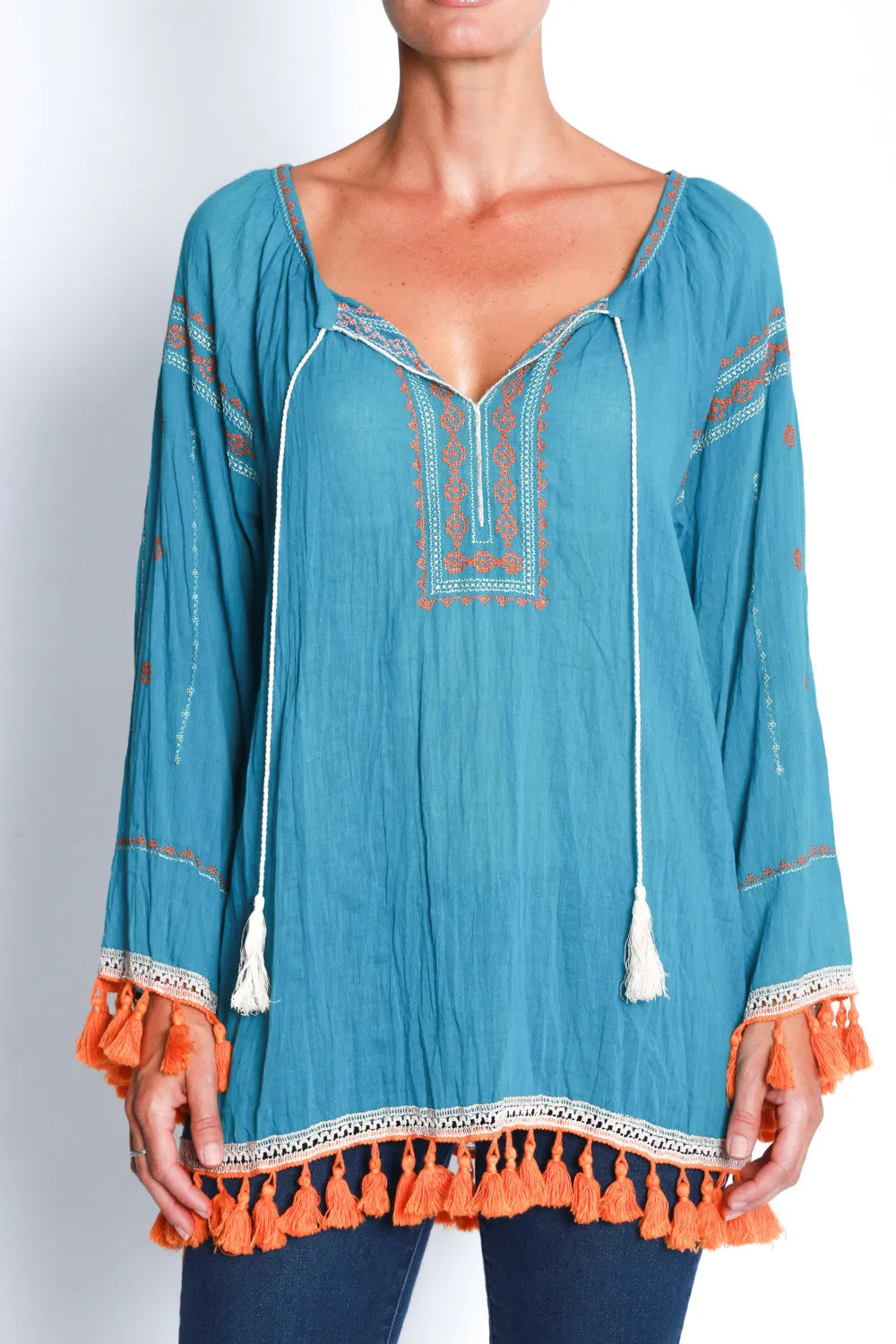 Amberley Top in Teal