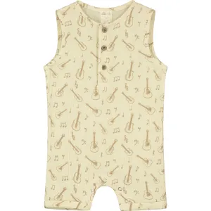 Arlo Romper in Latte Guitars