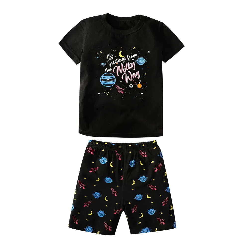 Baby Boy Cartoon Summer LOUD Pajama Sleepwear Set
