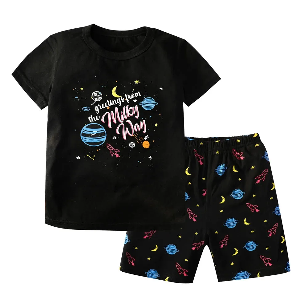 Baby Boy Cartoon Summer LOUD Pajama Sleepwear Set