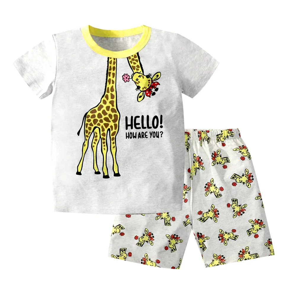 Baby Boy Cartoon Summer LOUD Pajama Sleepwear Set