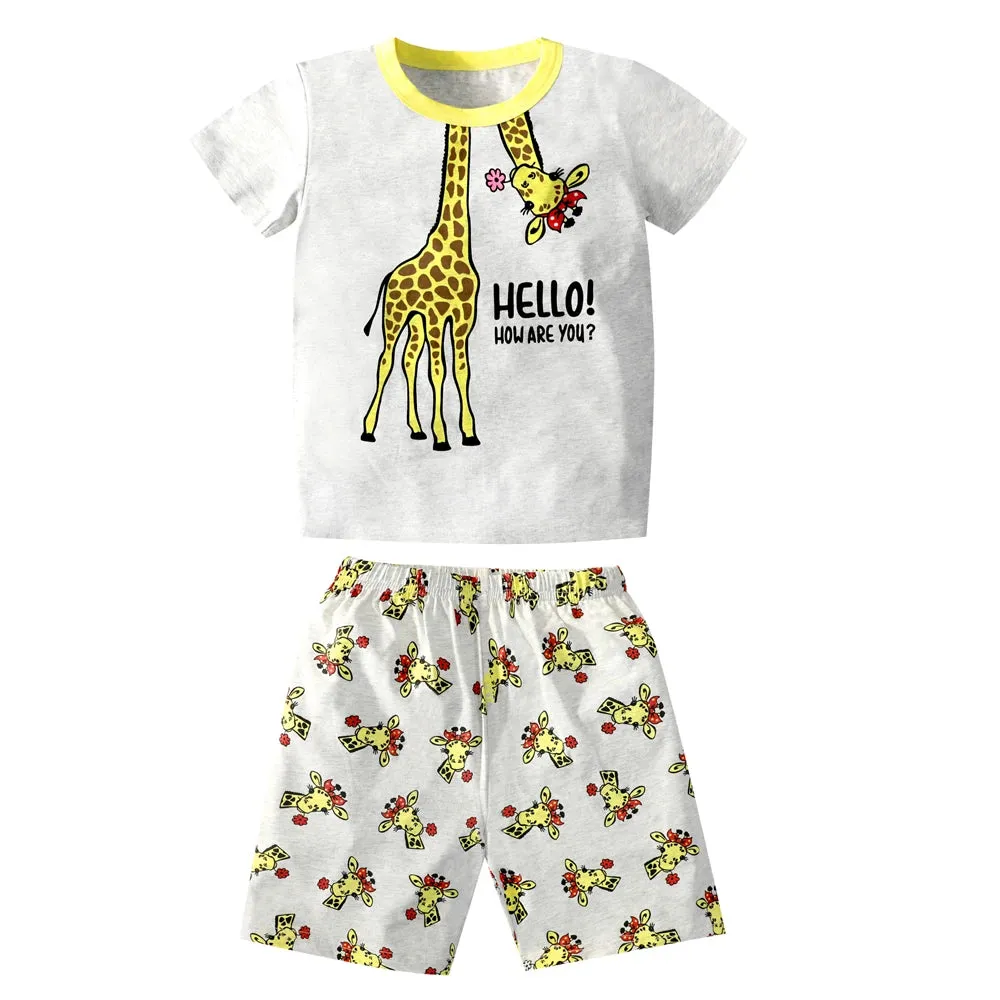 Baby Boy Cartoon Summer LOUD Pajama Sleepwear Set