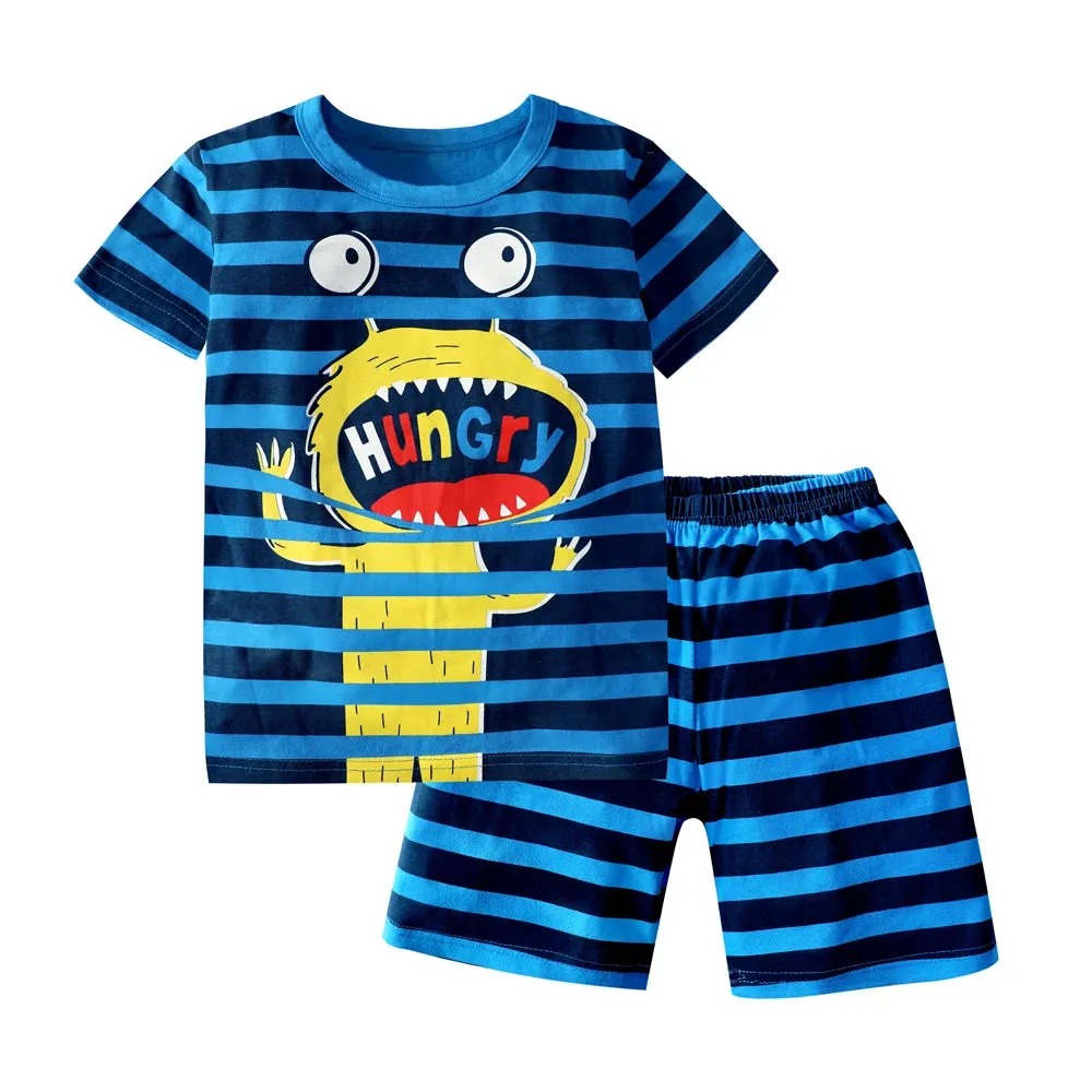 Baby Boy Cartoon Summer LOUD Pajama Sleepwear Set