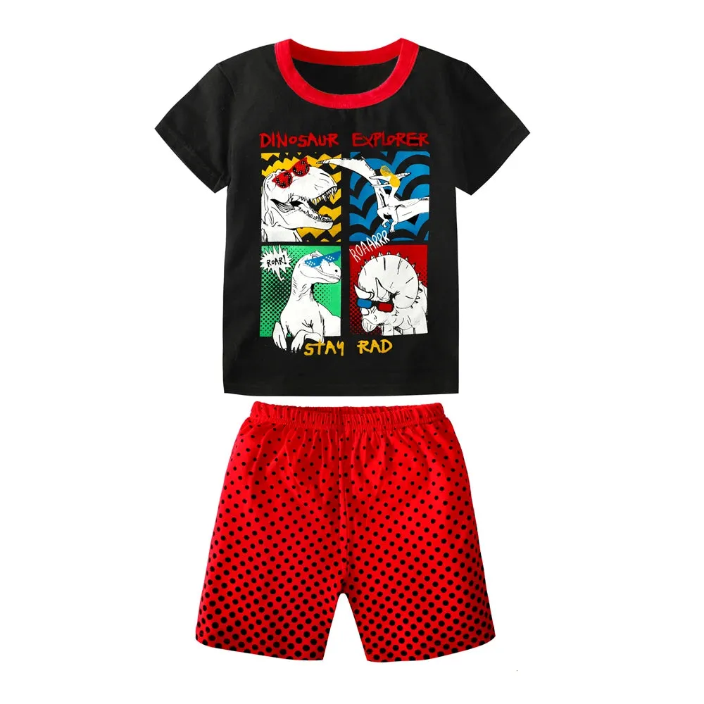 Baby Boy Cartoon Summer LOUD Pajama Sleepwear Set
