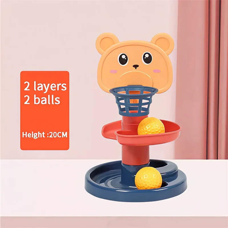 Ball Tower Rolling Rotating Walkway Baby Rotating Educational Toys
