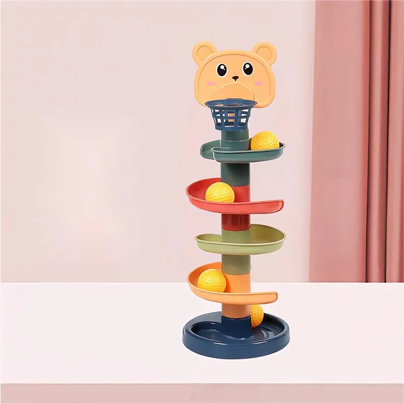 Ball Tower Rolling Rotating Walkway Baby Rotating Educational Toys
