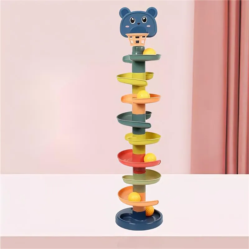 Ball Tower Rolling Rotating Walkway Baby Rotating Educational Toys