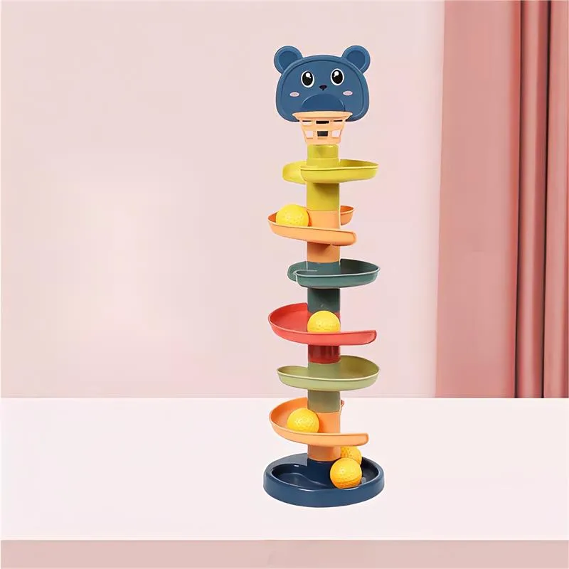 Ball Tower Rolling Rotating Walkway Baby Rotating Educational Toys
