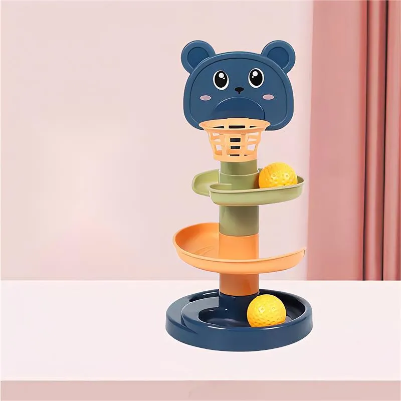 Ball Tower Rolling Rotating Walkway Baby Rotating Educational Toys