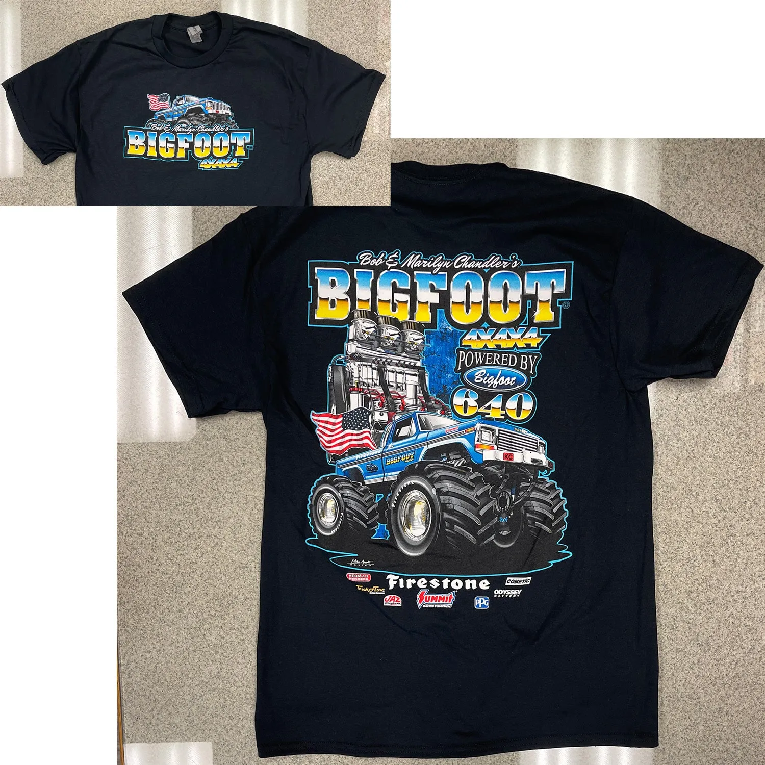 BIGFOOT 1 Black T-Shirt