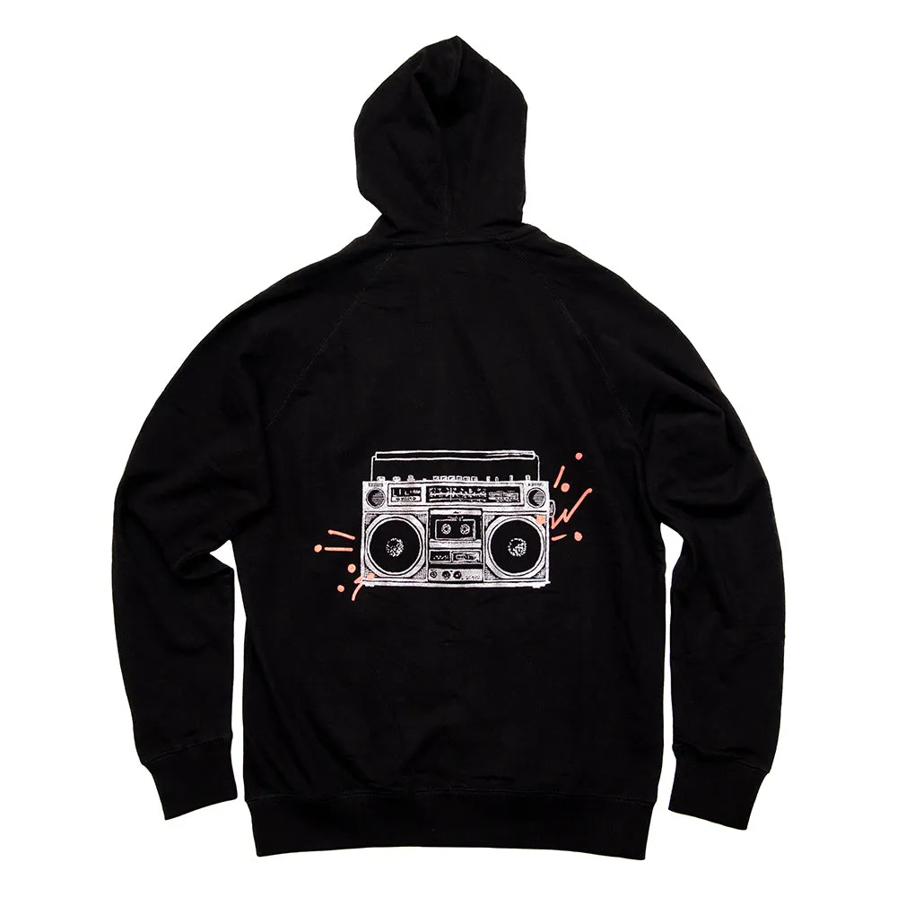 Boom Box Zip Hood