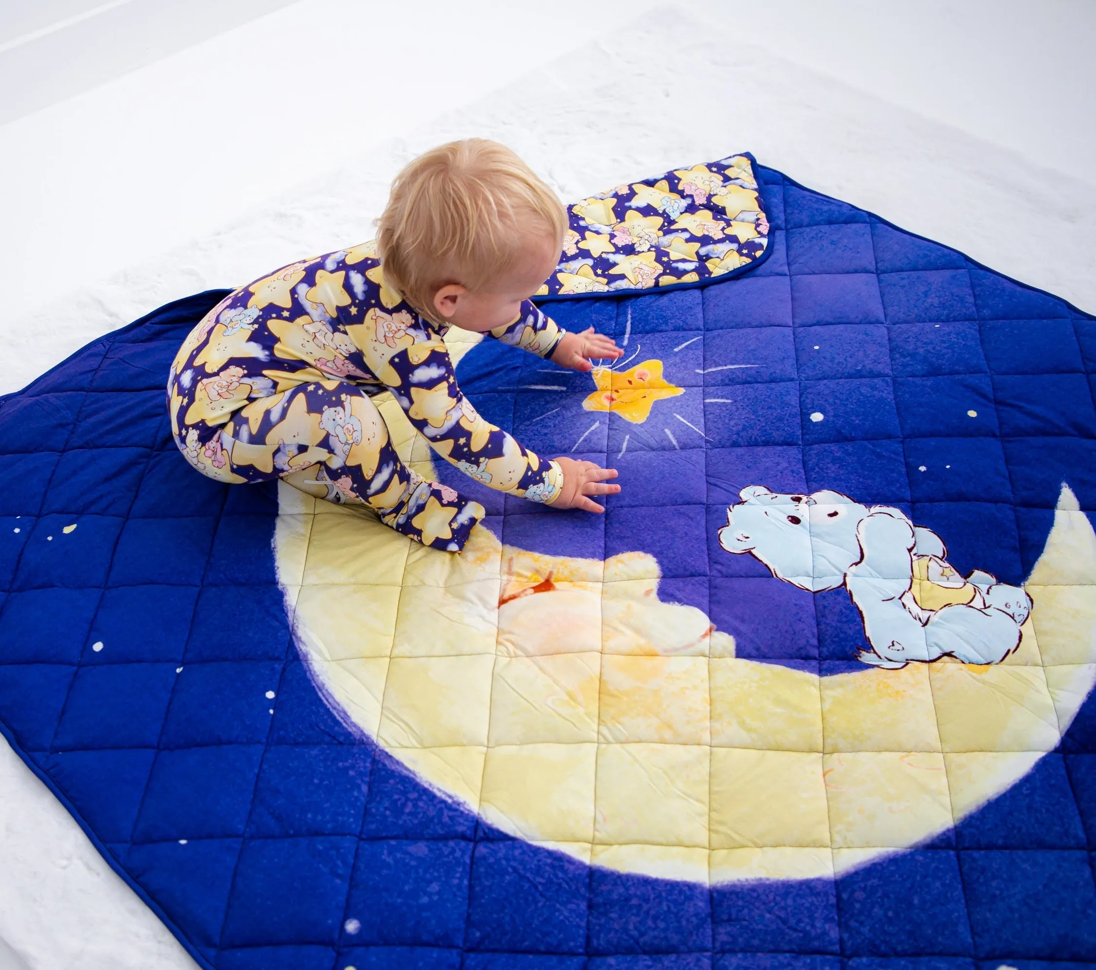 Care Bears Baby™ Blue Stars Toddler Birdie Quilt
