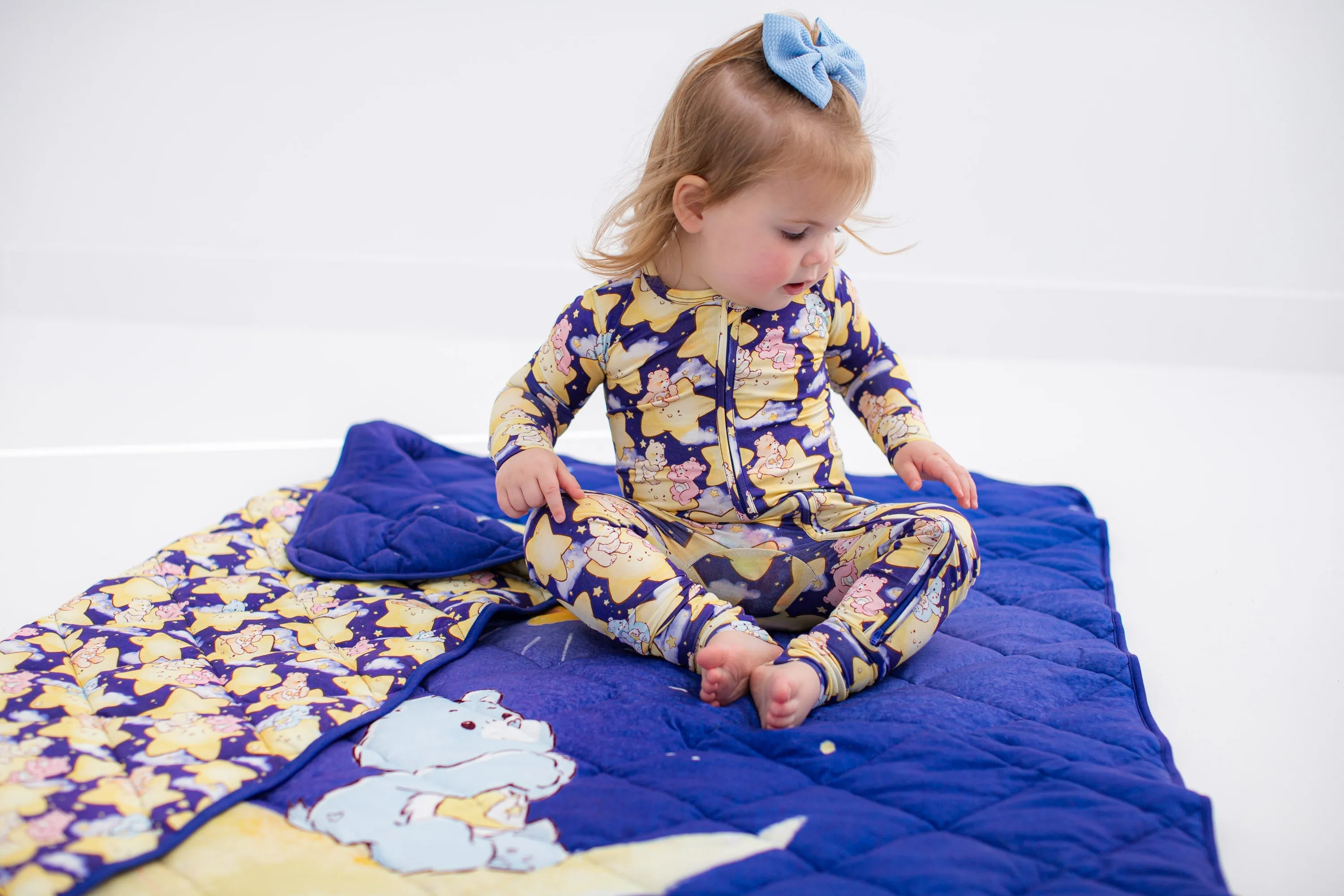 Care Bears Baby™ Blue Stars Toddler Birdie Quilt