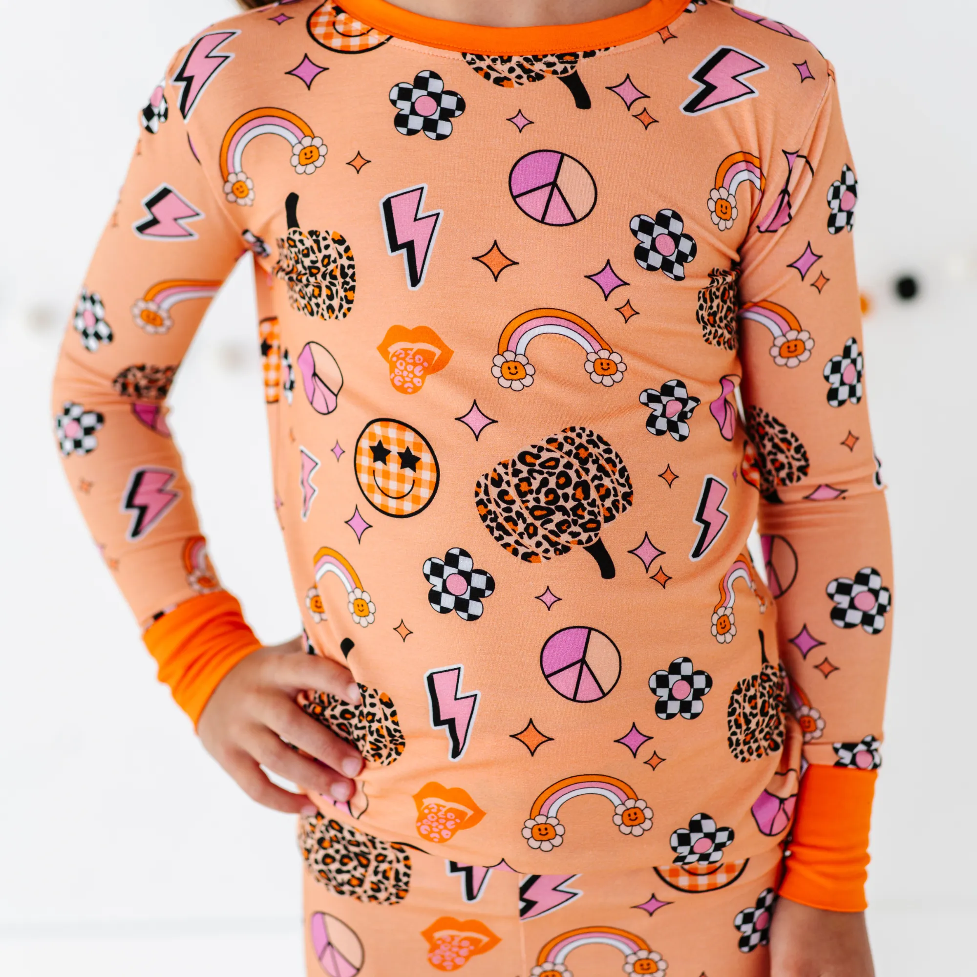 Cheetah Ghouls Kids Pajamas