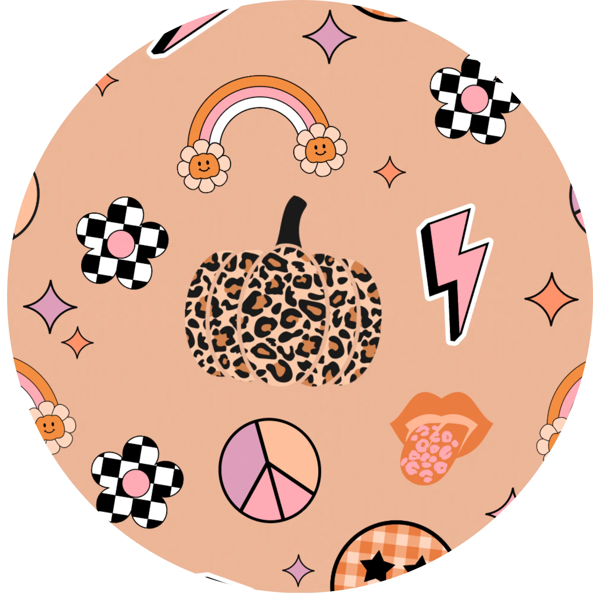 Cheetah Ghouls Kids Pajamas