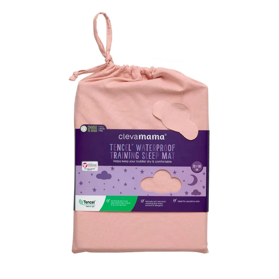 Clevamama Tencel Toilet Training Sleep Mat - 70 x 90 cm (Pink)