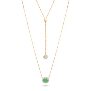 Colorful Disc Necklace