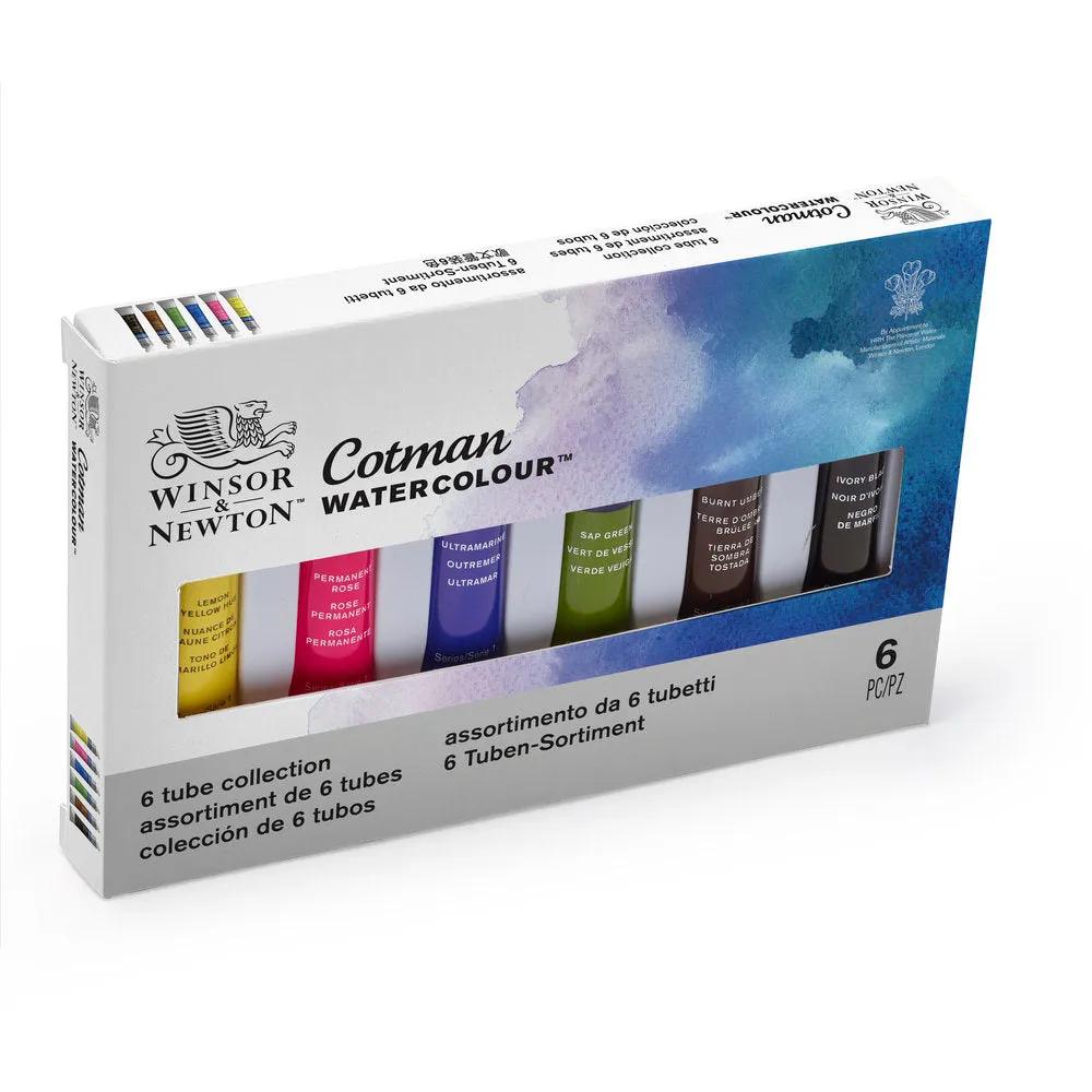 Cotman Watercolours 6 Tube Set