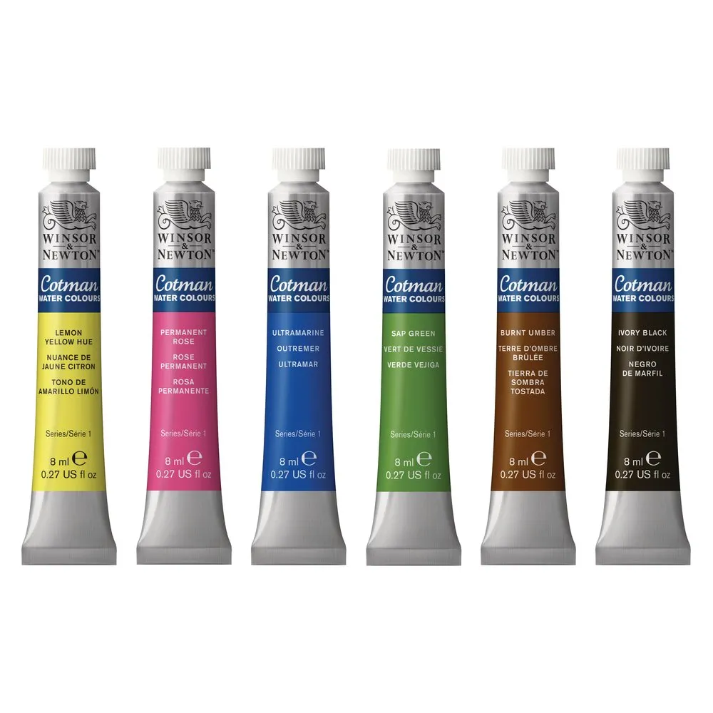 Cotman Watercolours 6 Tube Set