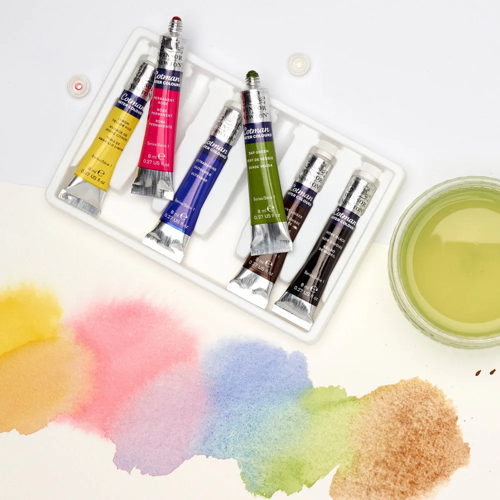 Cotman Watercolours 6 Tube Set