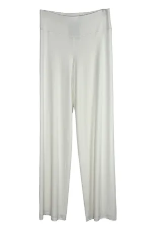 Elastic waist double layer pants