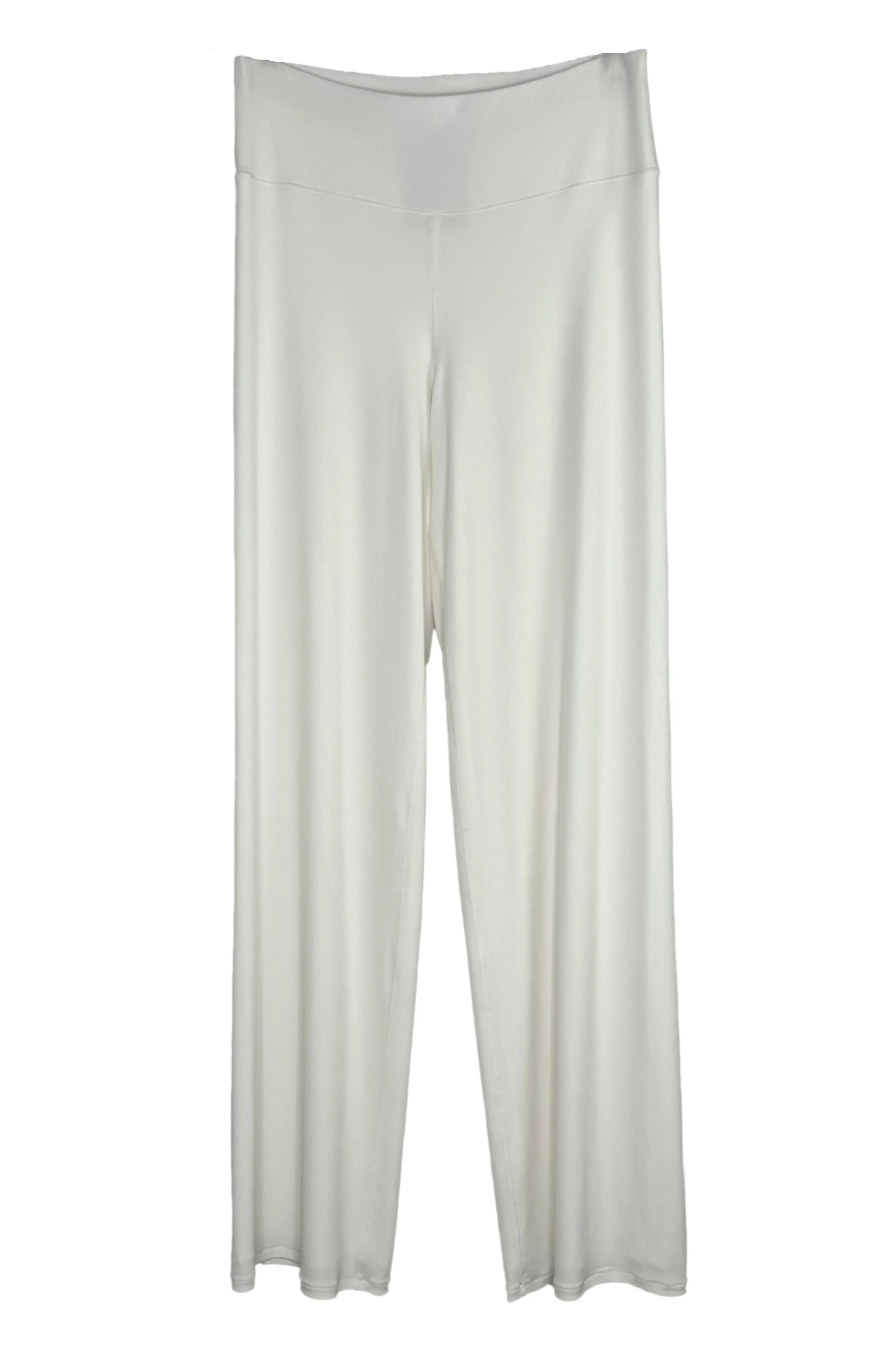 Elastic waist double layer pants