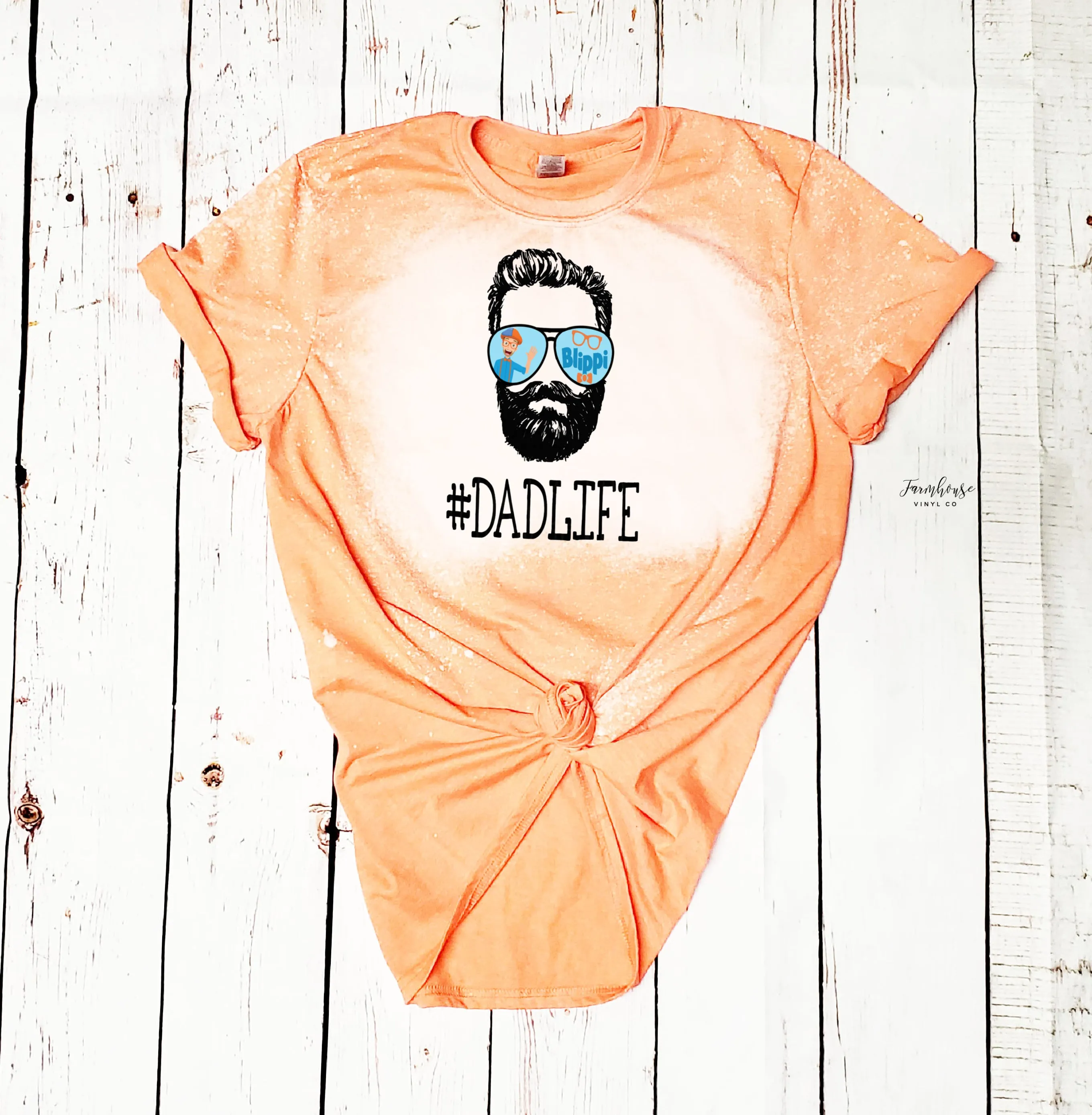 Family Blippi Bleached Shirts