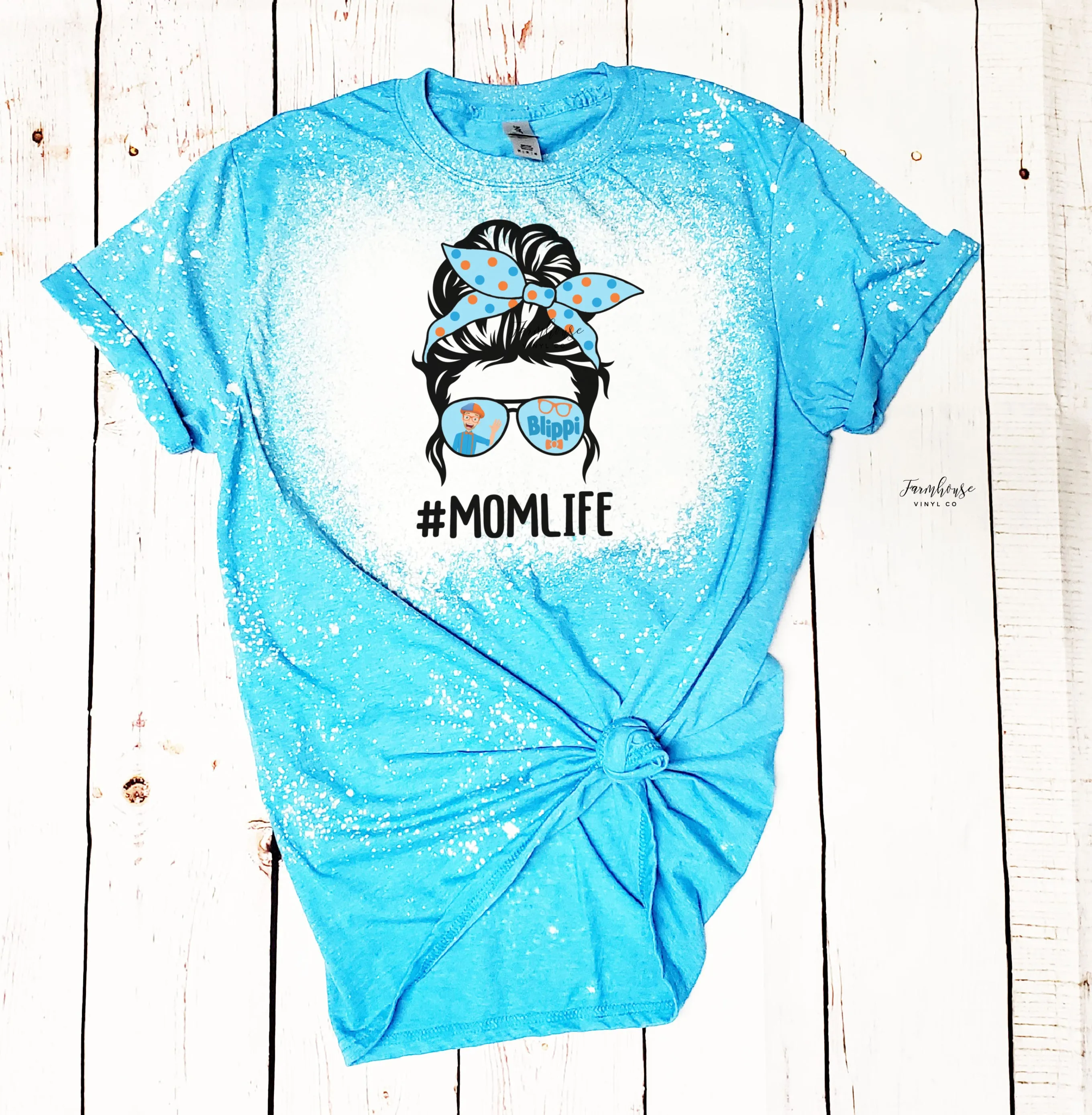 Family Blippi Bleached Shirts