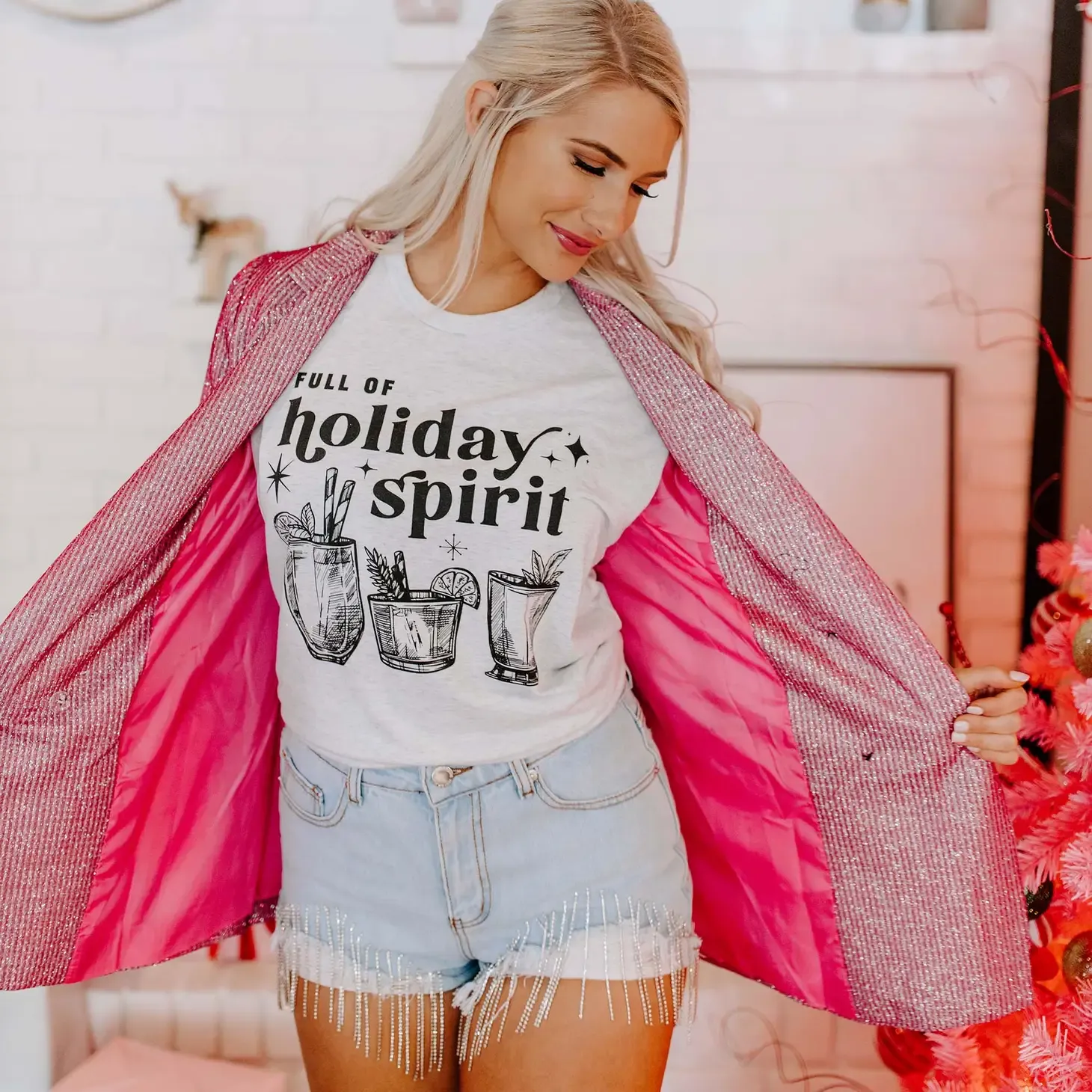 Full of Holiday Spirit Tee