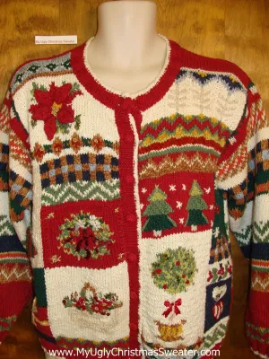 Geometric Eye Sore Ugliest Bad Christmas Sweaters
