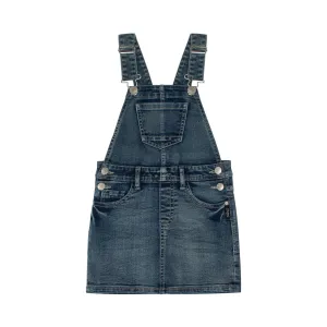 Girls Denim Skirt Overalls