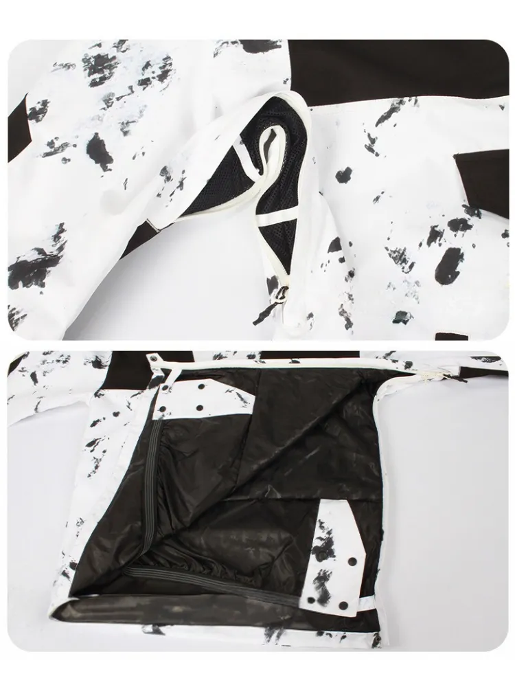 Gsou Snow Ink Camouflage Insulated Snow Jacket - Men's