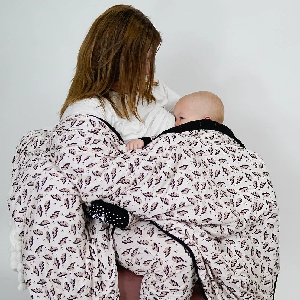 Lightning Bolt Quilted Blankets