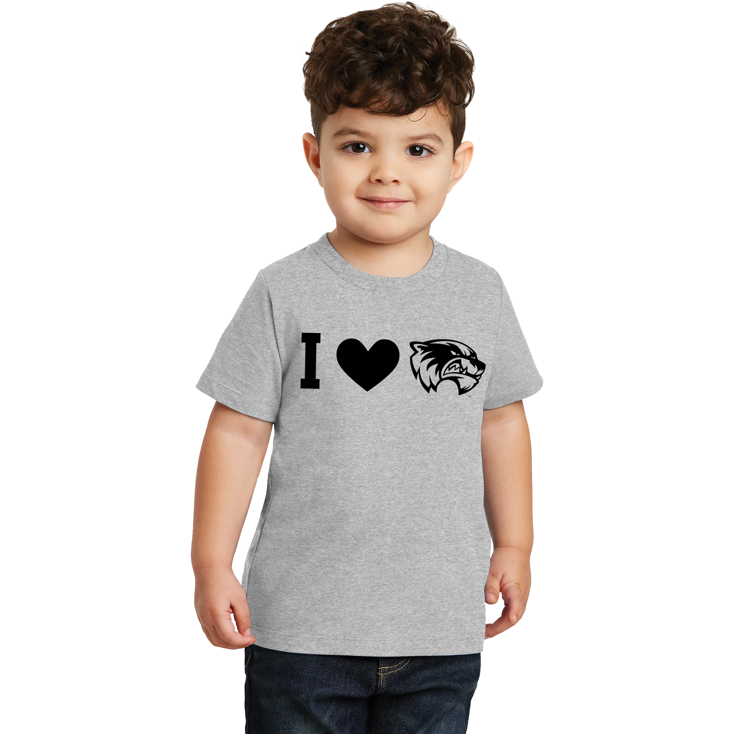Port & Company Toddler Fan Favorite Tee- I Love Wolverines
