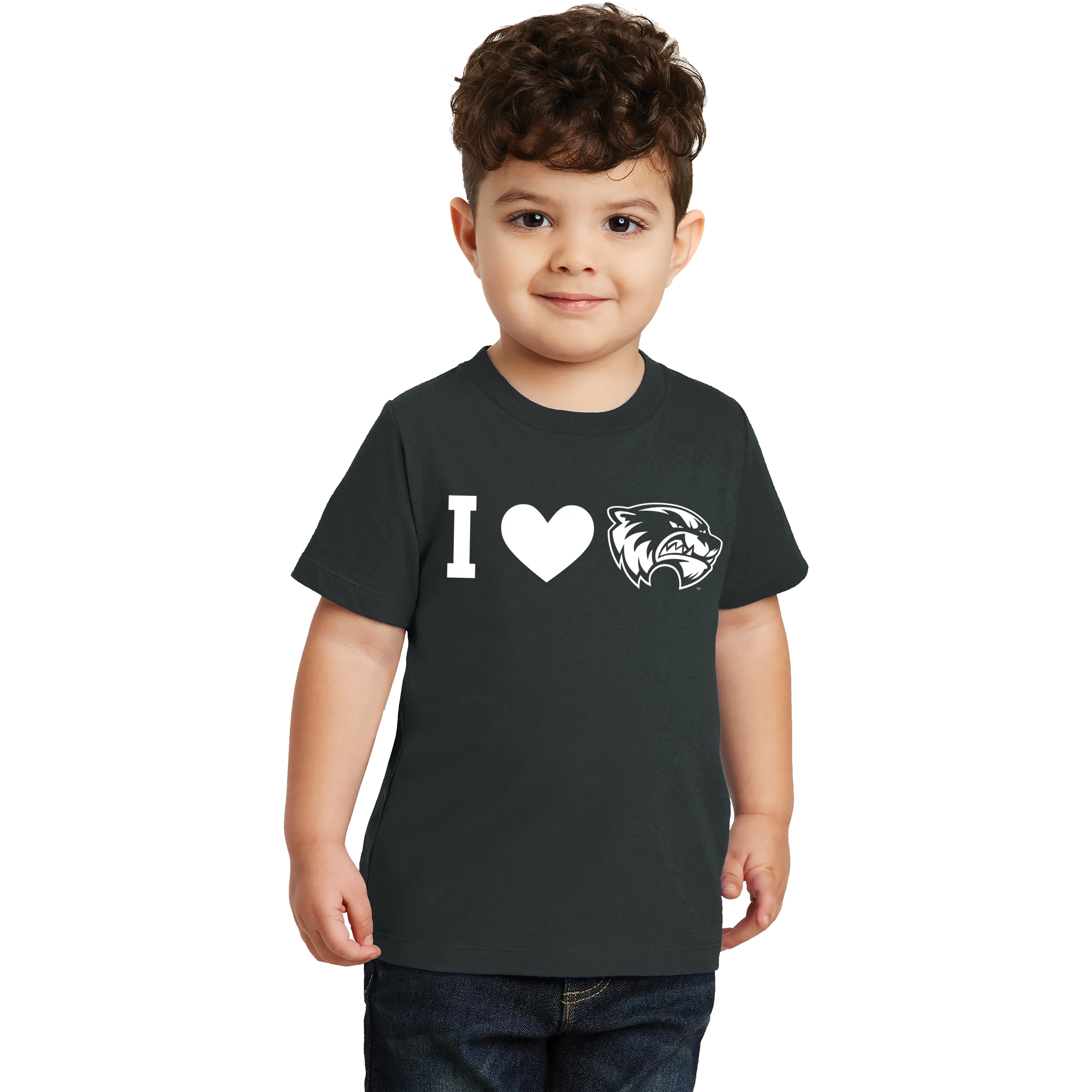 Port & Company Toddler Fan Favorite Tee- I Love Wolverines