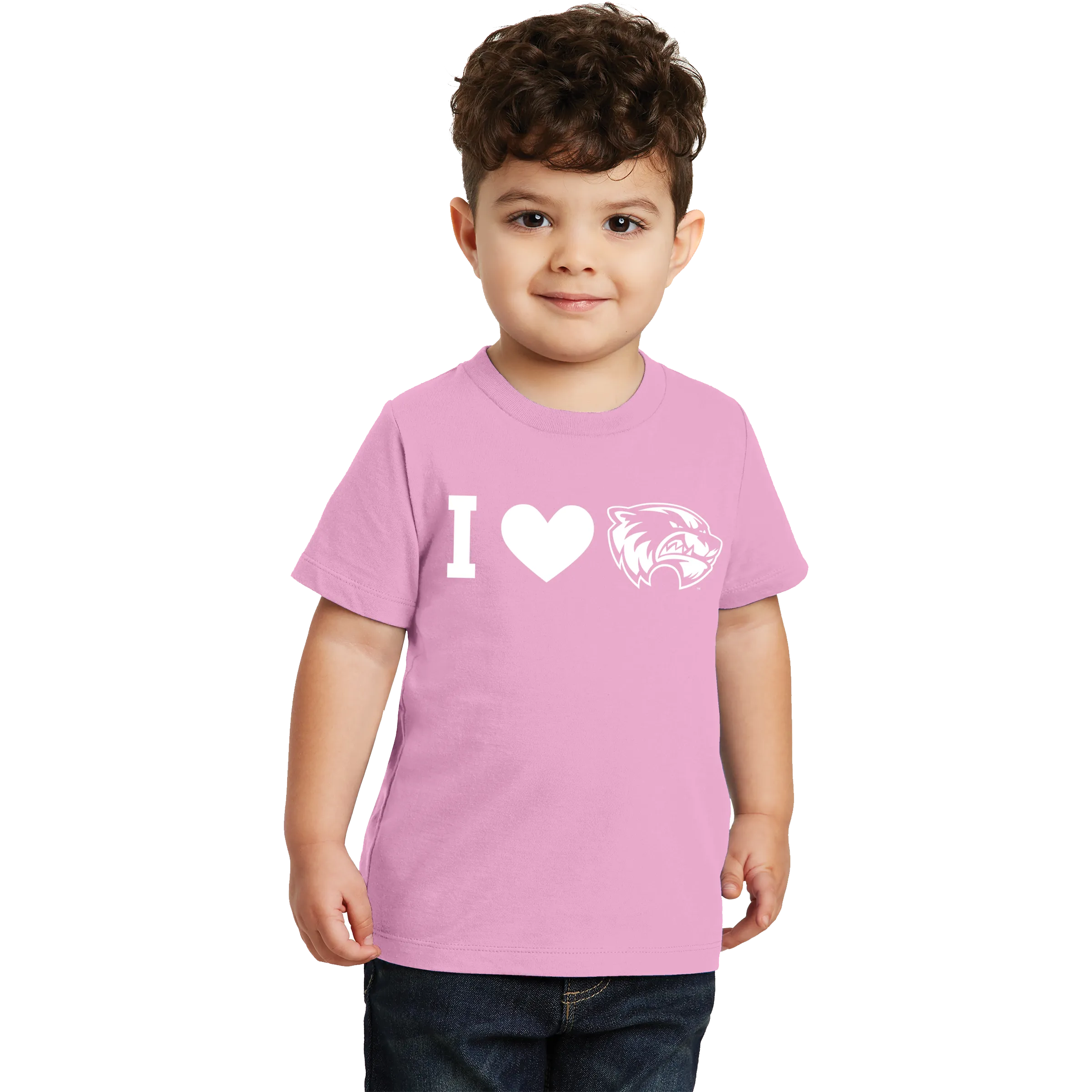 Port & Company Toddler Fan Favorite Tee- I Love Wolverines