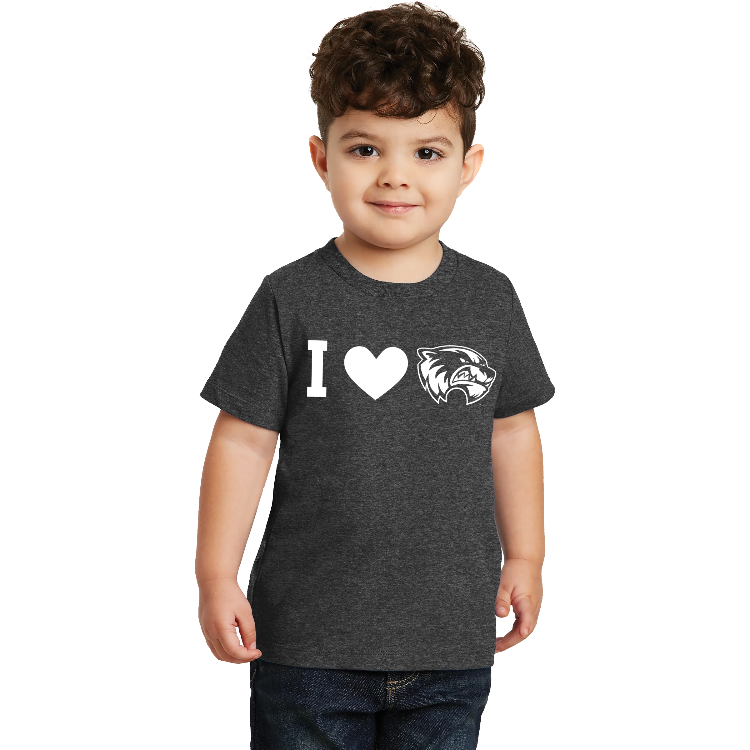 Port & Company Toddler Fan Favorite Tee- I Love Wolverines
