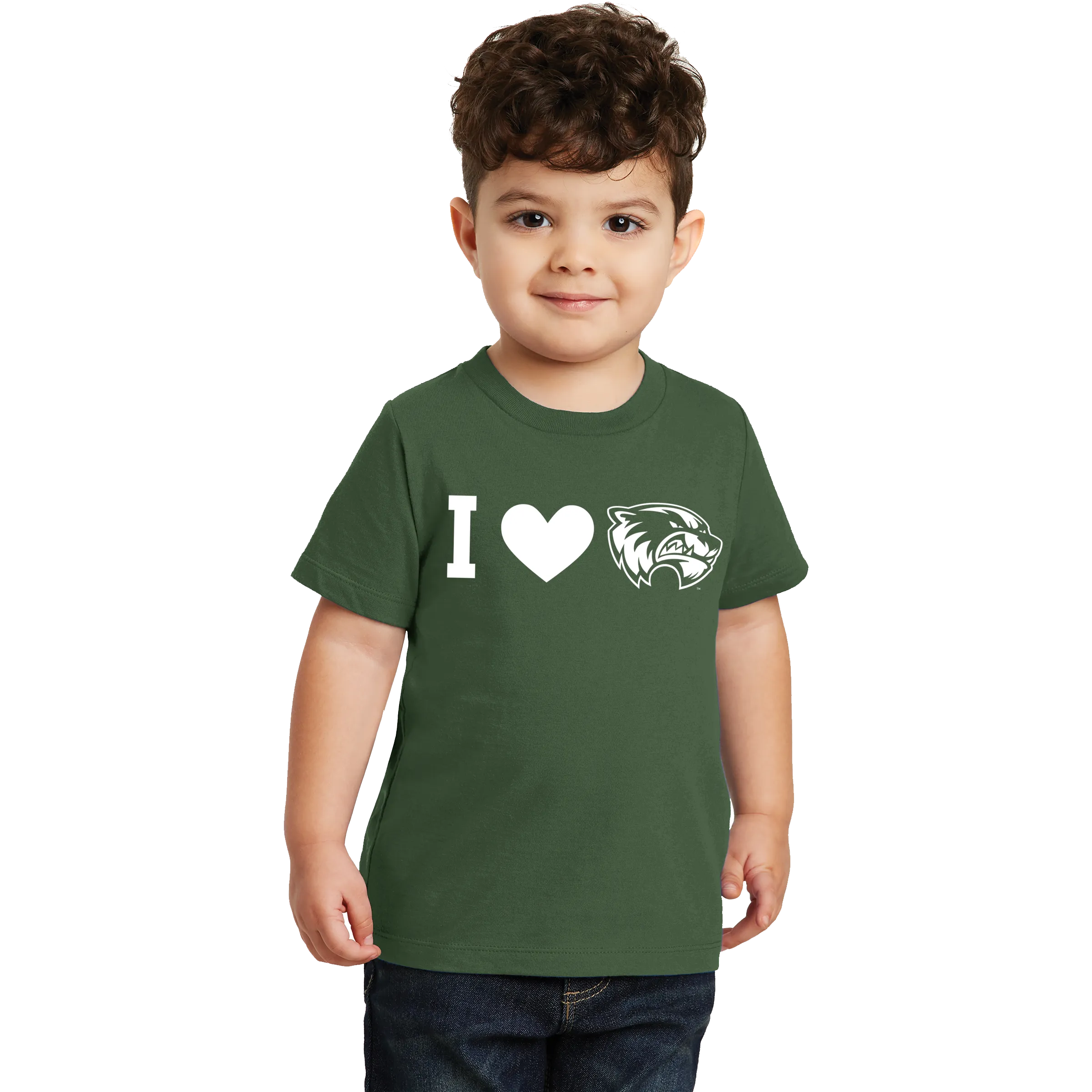 Port & Company Toddler Fan Favorite Tee- I Love Wolverines