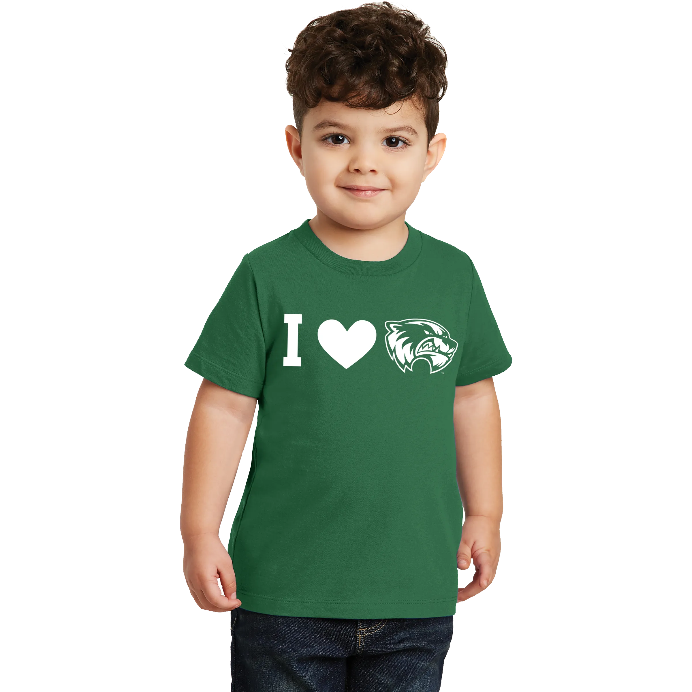 Port & Company Toddler Fan Favorite Tee- I Love Wolverines