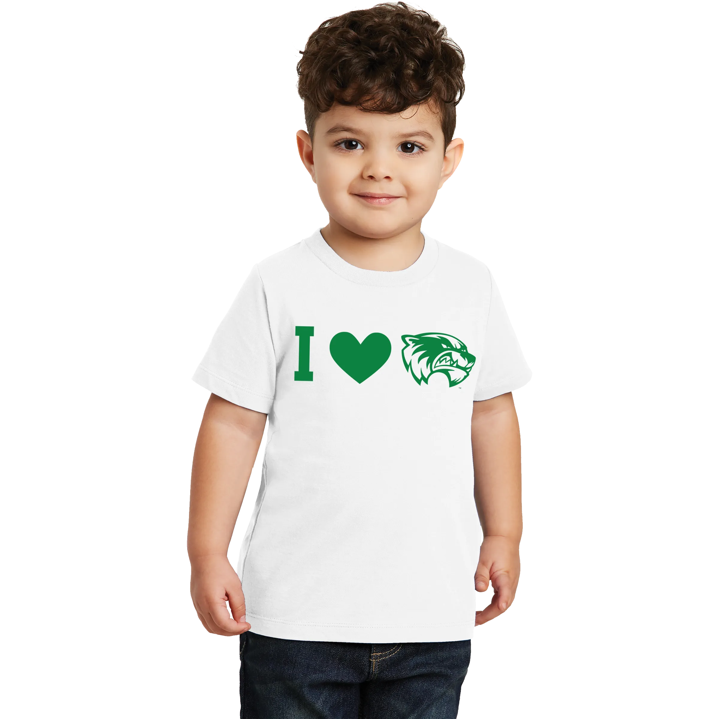 Port & Company Toddler Fan Favorite Tee- I Love Wolverines
