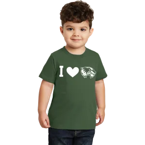 Port & Company Toddler Fan Favorite Tee- I Love Wolverines