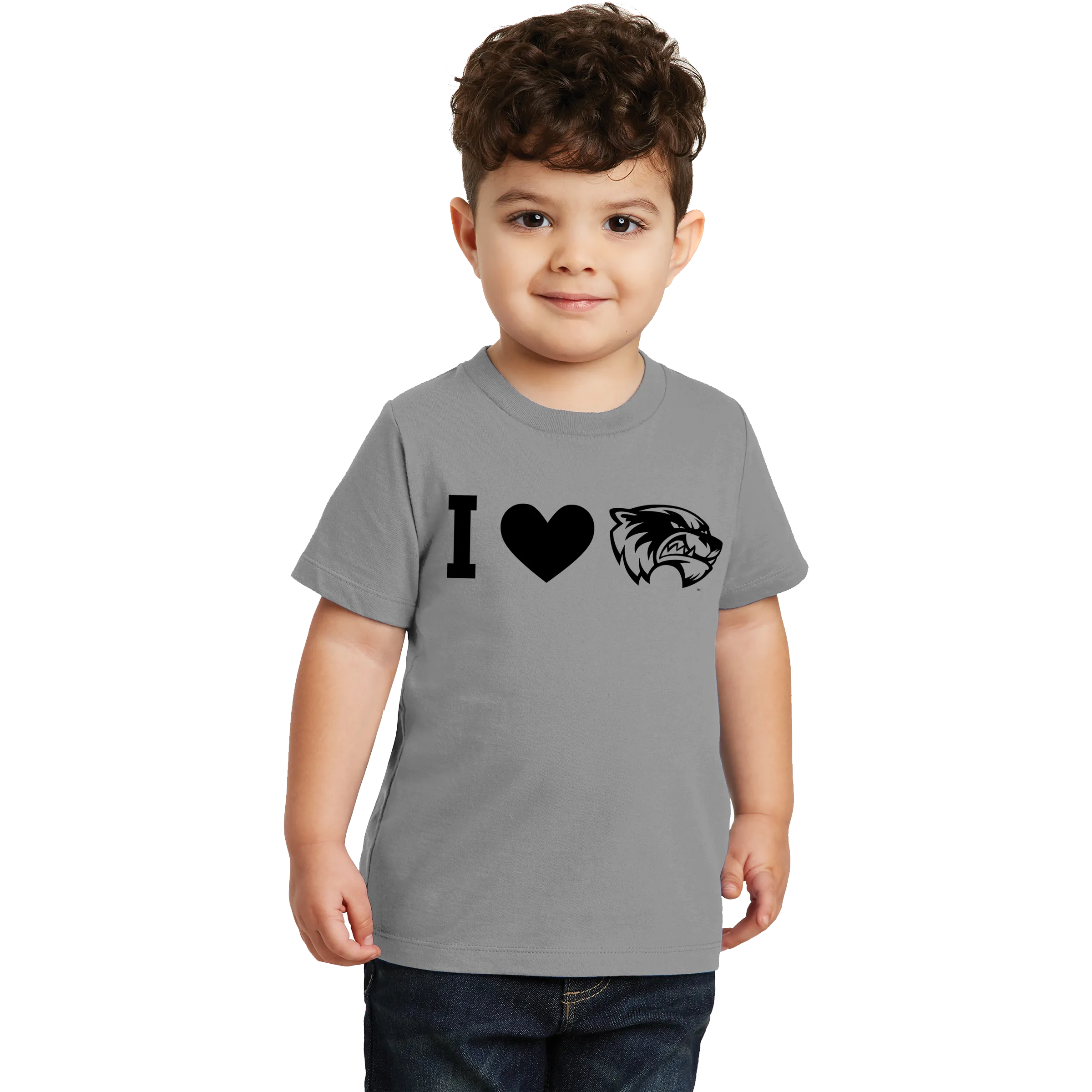 Port & Company Toddler Fan Favorite Tee- I Love Wolverines