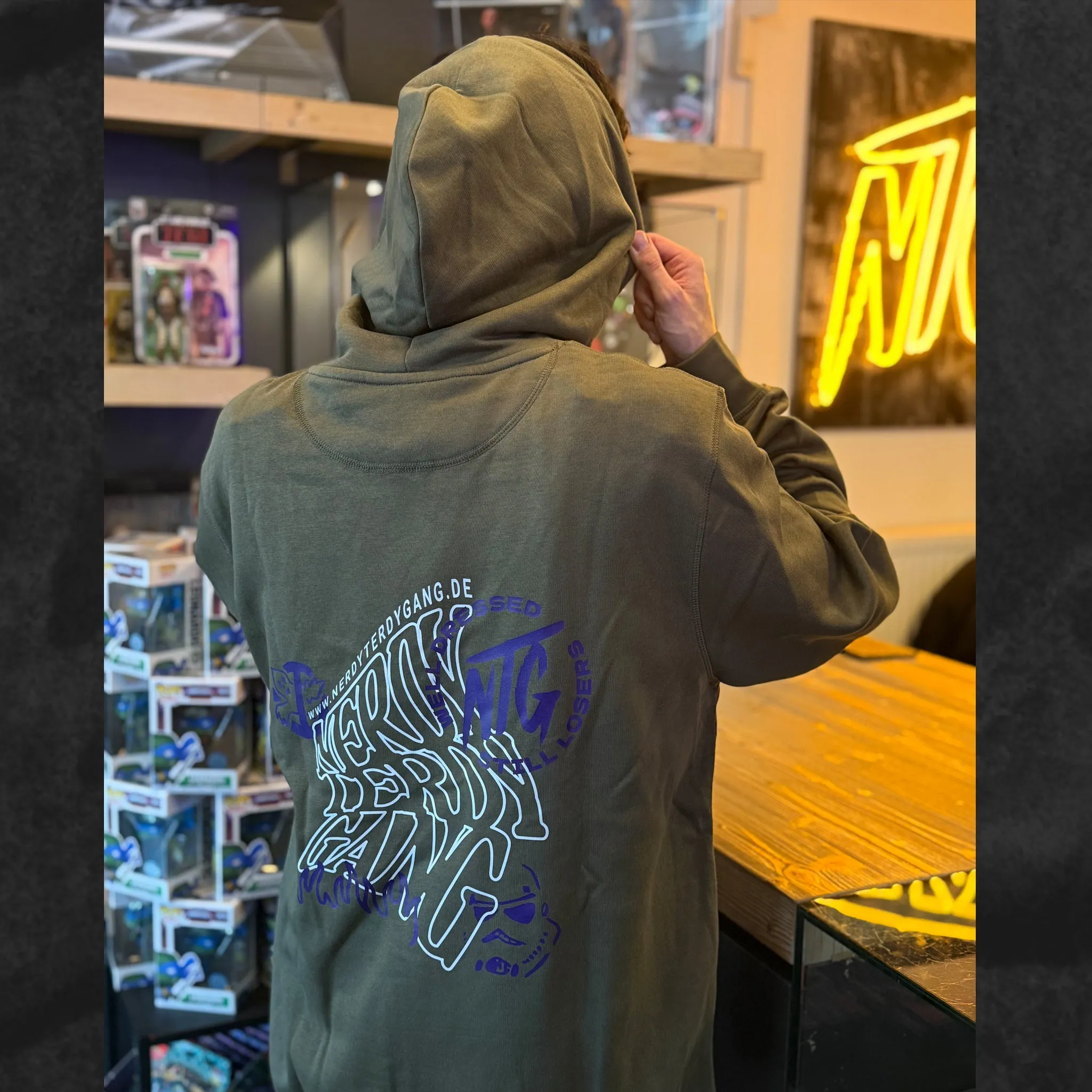 (Pre-Order) Warm Dressed - Still Losers Hoodie olive
