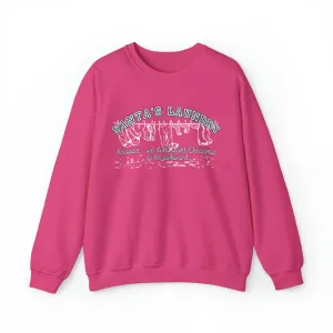 Santa's Laundry Collection: Fun and Quirky Christmas-Themed Women's Sweatshirt