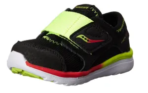 Saucony Toddlers Kineta ALT Closure Sneaker, Black/Citron
