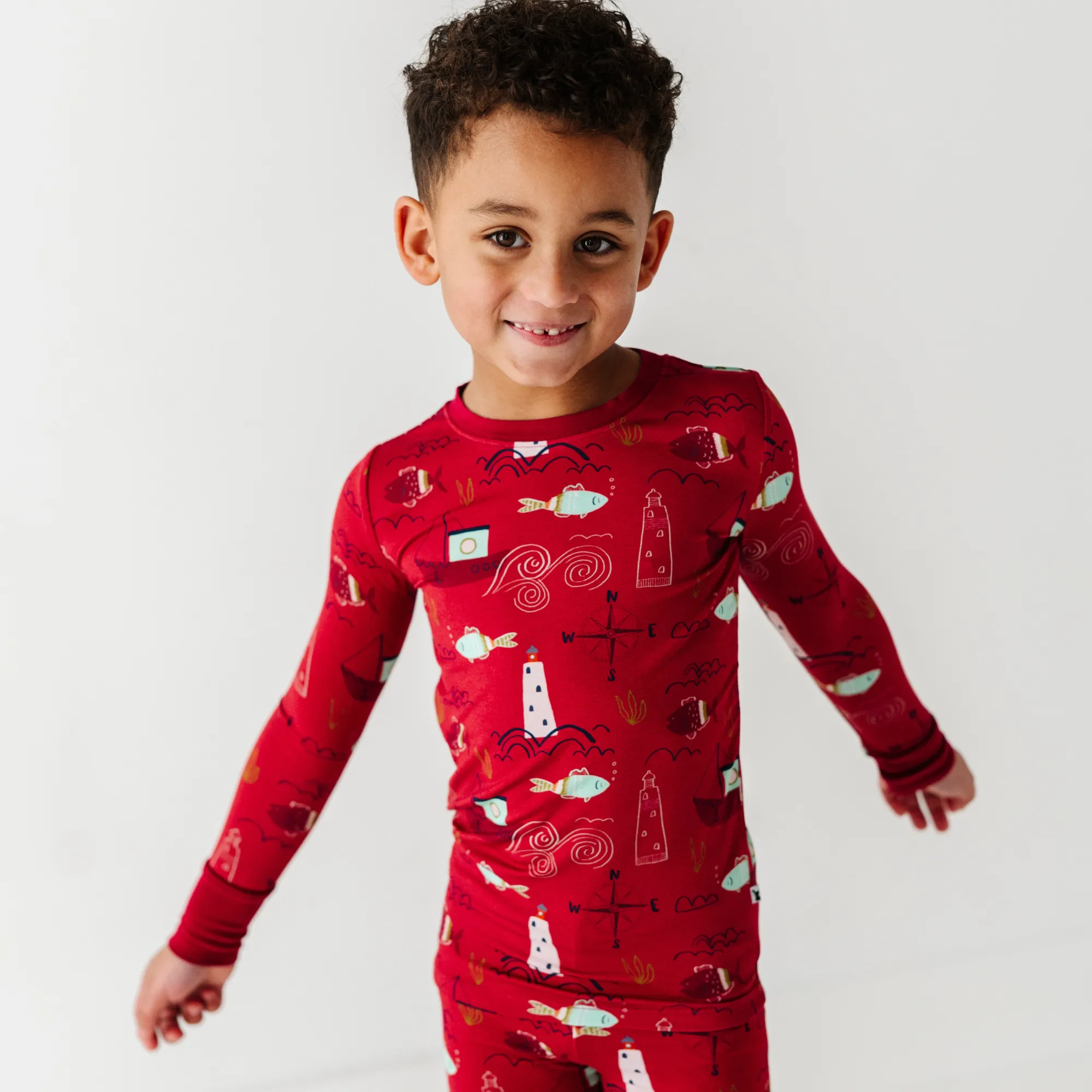 Shine Bright Like a Lighthouse Toddler/Big Kid Pajamas