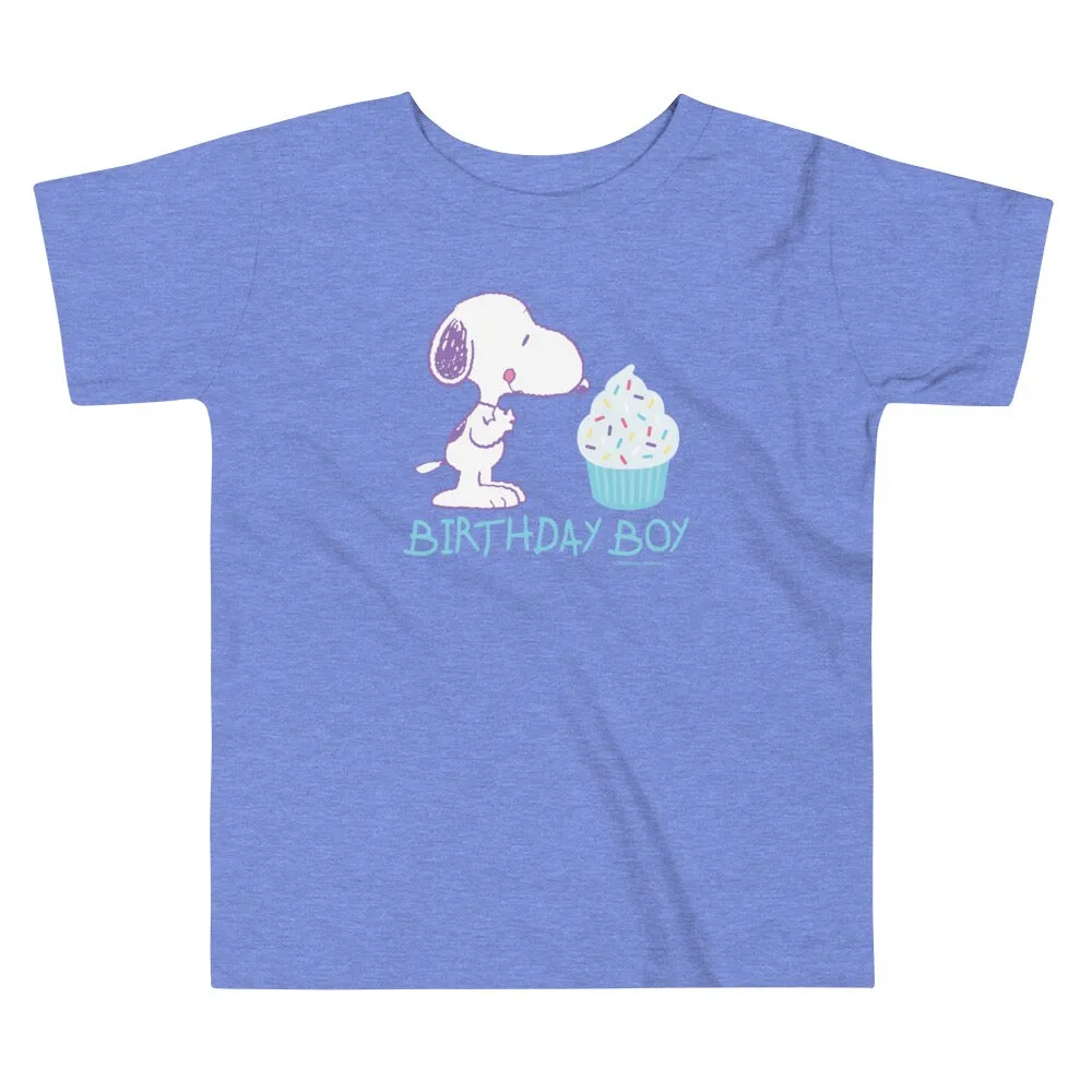 Snoopy Birthday Boy Toddler Tee